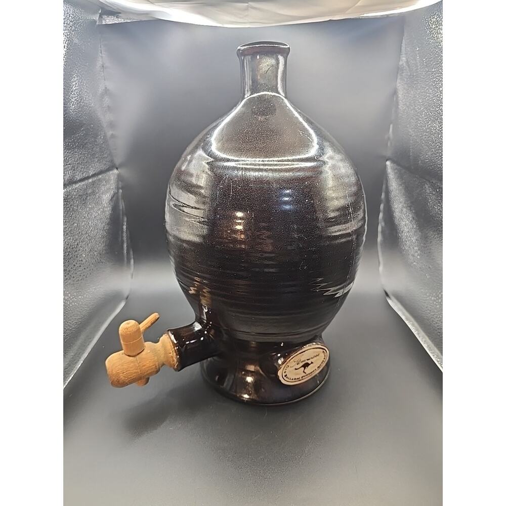 Vintage Australian Stoneware OLD BALLARAT POTTERY Decanter - approx‎ 13 inches
